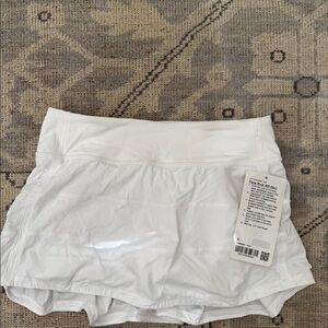 Lululemon white tennis skirt